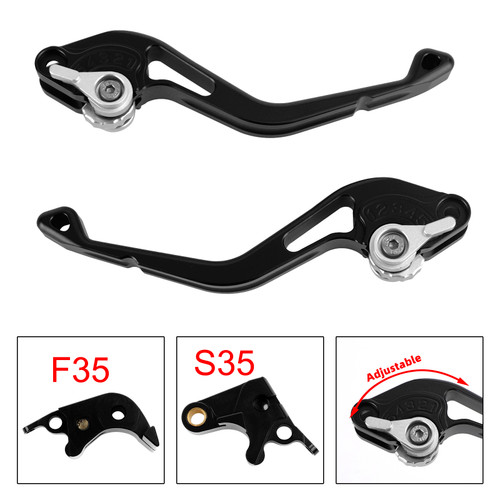 NEW Short Clutch Brake Lever fit for Suzuki GSXR600 06-10 GSXR1000 05-06 Silver