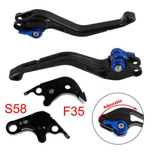 NEW Short Clutch Brake Lever fit for Suzuki GSXR60006-10 GSX-S1000/F 2015 Blue