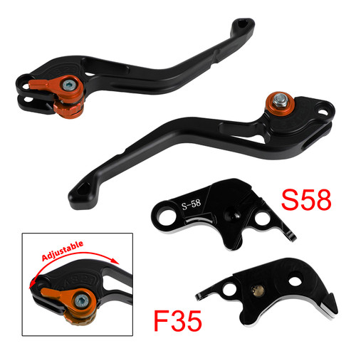 NEW Short Clutch Brake Lever fit for Suzuki GSX-S1000/F 2015 Orange