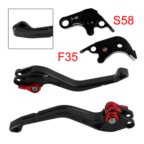 NEW Short Clutch Brake Lever fit for Suzuki GSXR60006-10 GSX-S1000/F 2015 Red