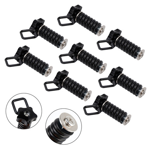 8X Tie Down Anchors Flexible Loop Lock & Ride For Polaris Rzr Sportsman 13-25
