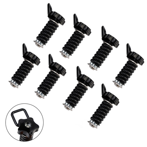 8X Tie Down Anchors Flexible Loop Lock & Ride For Polaris Rzr Sportsman 13-25
