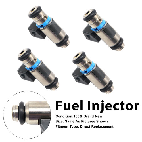 4Pcs Fuel Injector For Fiat Coupe 175 1996-2000 Stilo 192 2001-2008 iwp006
