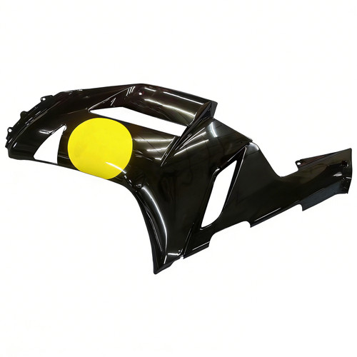 2007-2008 Kawasaki ZX6R ZX636 Amotopart Fairings Black Yellow Racing Customs Fairing