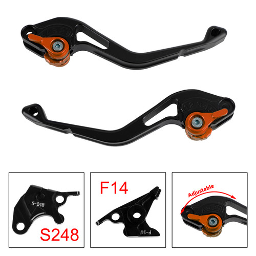 NEW Short Clutch Brake Lever fit for Suzuki GSXR600 750 DL650 GSR600 Orange