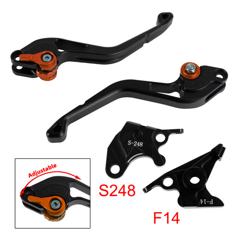 NEW Short Clutch Brake Lever fit for Suzuki GSXR600 750 DL650 GSR600 Orange