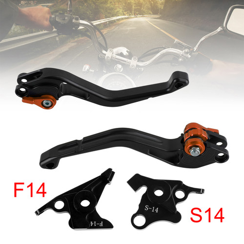 NEW Short Clutch Brake Lever fit for Suzuki GSF650 GSXR1300 DL1000 Orange