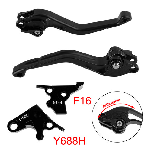 NEW Short Clutch Brake Lever fit for Yamaha FZ6 FAZER XSR 700 900 ABS Black