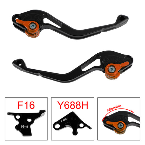 NEW Short Clutch Brake Lever fit for Yamaha FZ6 FAZER XSR 700 900 ABS Orange