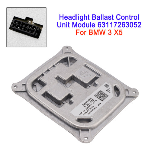 Headlight Ballast Control Unit Module 63117263052 For BMW 3 X5