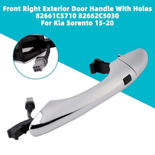 Front Right Exterior Door Handle With Holes 82661C5710 For Kia Sorento 15-20