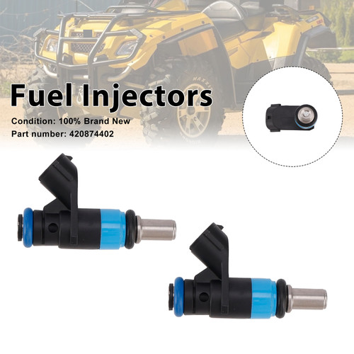2PC 420874402 Fuel Injectors For Can-Am Outlander MAX 800 2006-2008