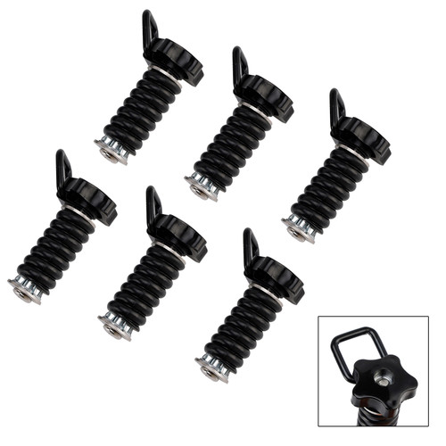 6X Tie Down Anchors Flexible Loop Lock & Ride For Polaris Rzr Sportsman 13-25