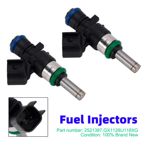 2PC 2521387 Fuel Injectors GX1128IJ118XG For Polaris RZR XP 1000 2017-2026