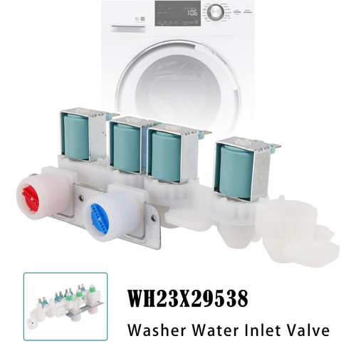 WH23X29538 Washer Water Solenoid Valve For GE Washing Machine