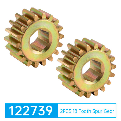 2PCS 122739 18 Tooth Spur Gear 12 DP/14.5 PA for Lippert RV Slide Out