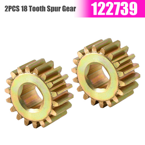 2PCS 122739 18 Tooth Spur Gear 12 DP/14.5 PA for Lippert RV Slide Out