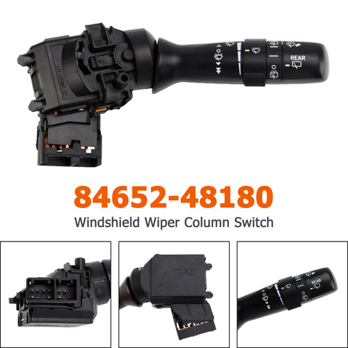 Windshield Wiper Column Switch 84652-48180 for Toyota RAV4 Prius 2007-2012
