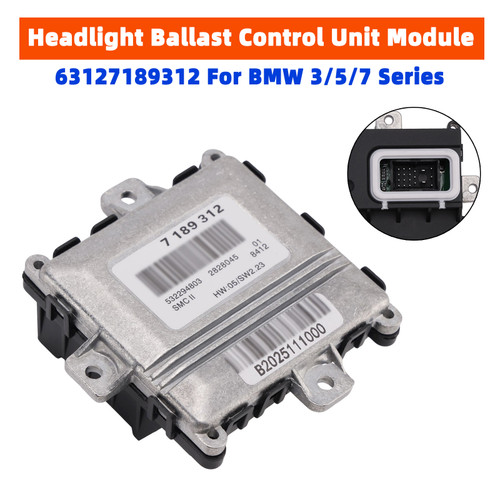 Headlight Ballast Control Unit Module 63127189312 For BMW 3/5/7 Series