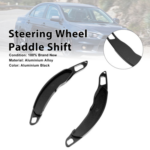 Steering Wheel Paddle Shifter For Mitsubishi ASX 2013-15 Aluminium Black