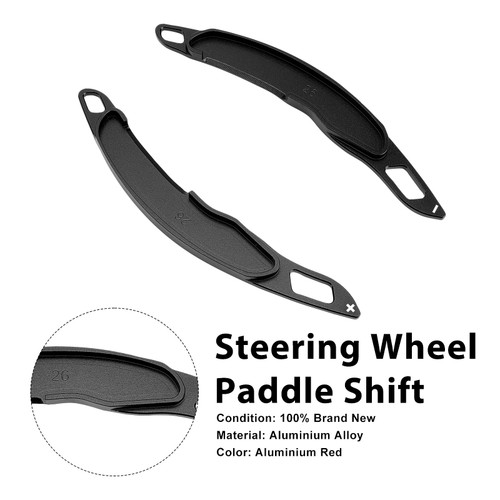 Steering Wheel Paddle Shifter For Mitsubishi ASX 2013-15 Aluminium Black