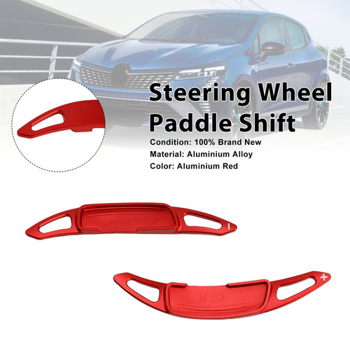 Steering Wheel Paddle Shifter For Renault Arkana 2021-24 Aluminium Red