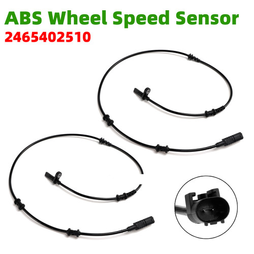 2PC ABS Wheel Speed Sensor Front for Mercedes B250 CLA250 GLA45 AMG 2465402510