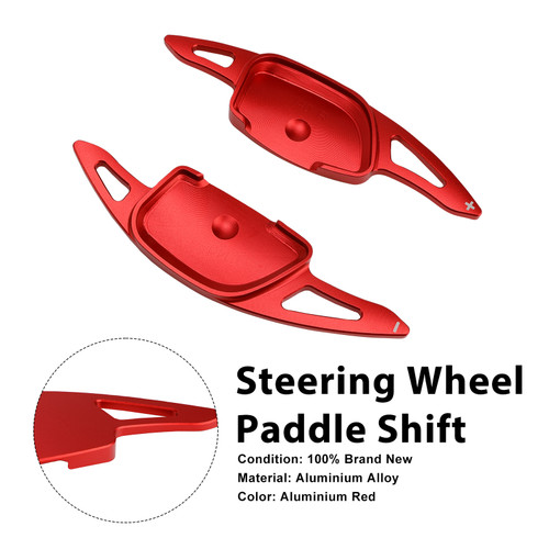 Steering Wheel Paddle Shifter For Hyundai Ioniq 5 2021-23 Aluminium Red