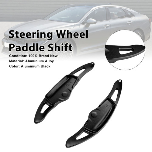 Steering Wheel Paddle Shifter For Kia K9 2020-2024 Aluminium Black