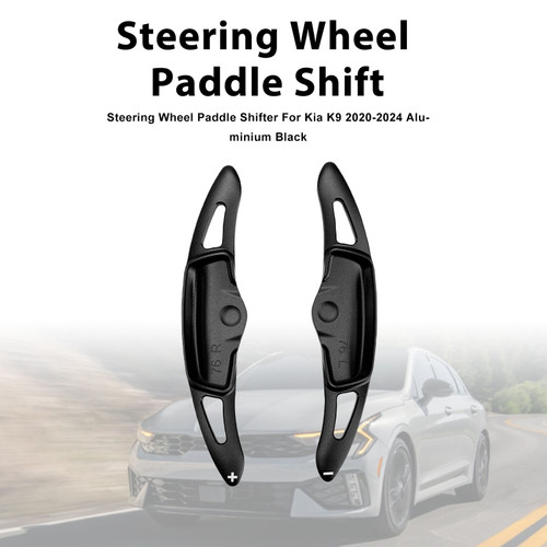 Steering Wheel Paddle Shifter For Kia K9 2020-2024 Aluminium Black