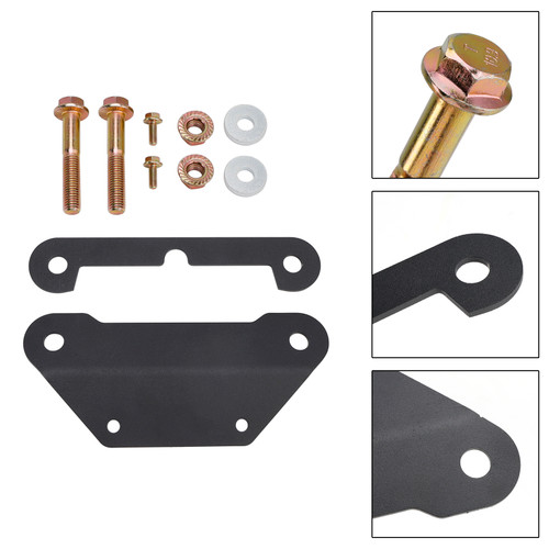 Front Shock Mount Braces Plate Kit Reinforcement Brackets For Kawasaki Krx 1000