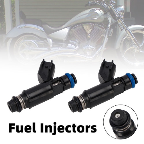 2PC Fuel Injectors 1253405 0280156140 For Victory Motorcycles 2003-2007