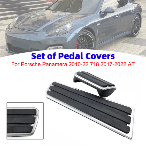 Pedal Set Pedals Pedal Caps For Porsche 718 Cayman Boxster 2017-2022 AT