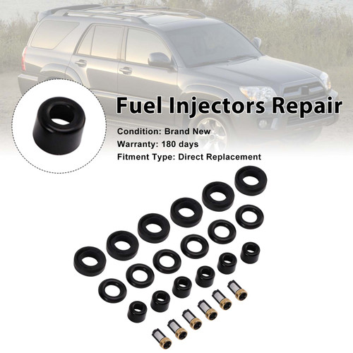 Fuel Injector Seal O-Ring 23250-0P030 Fit Toyota 4Runner 03-09 Tacoma 2005-15