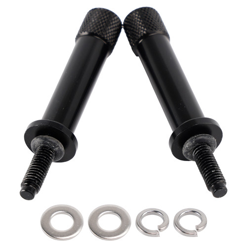 Quick Release Seat Bolts Black For Bonneville & T100 Thruxton 900 Scrambler 900