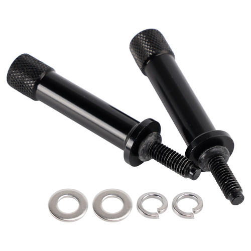 Quick Release Seat Bolts Black For Bonneville & T100 Thruxton 900 Scrambler 900