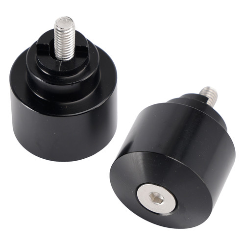 Black Handlebar End Weight Balancer Pair For Honda CBR CB VFR CTX GL NX VT XL