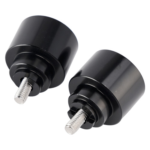 Black Handlebar End Weight Balancer Pair For Honda CBR CB VFR CTX GL NX VT XL