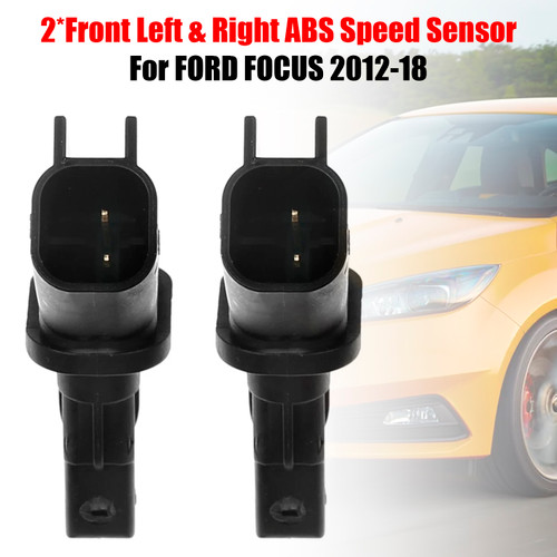 2*Front Left & Right ABS Speed Sensor For Ford Focus 2012-2018