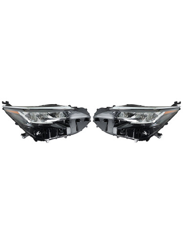 Left+Right LED Headlight Assembly LED For Toyota Sienna LE XLE 2021-2022