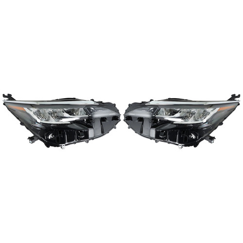Left+Right LED Headlight Assembly LED For Toyota Sienna LE XLE 2021-2022