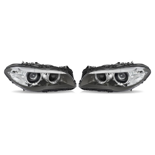 Front Left+Right HID Xenon Headlight W/o AFS For BMW 5Series 528i 535i 2014-2017