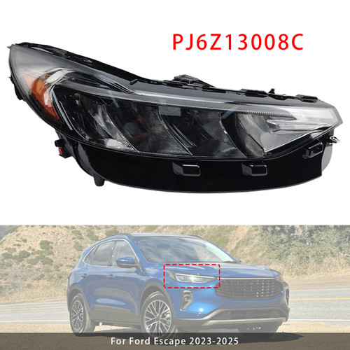 Right LED Headlight Assembly PJ6Z13008C For Ford Escape 2023-2025