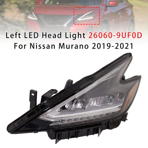 Left LED Head Light 26060-9UF0D For Nissan Murano 2019-2021
