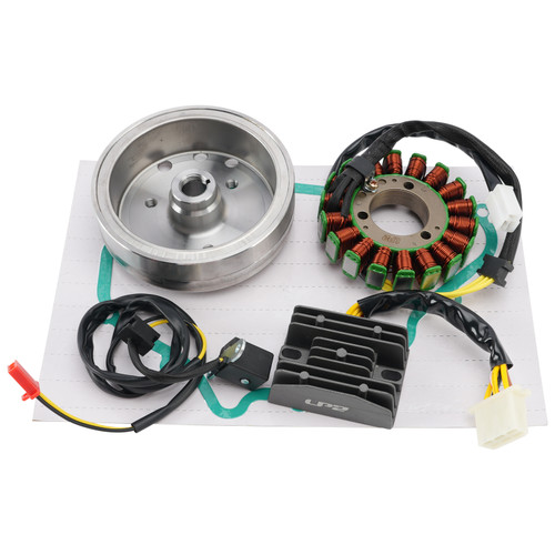 Flywheel Rotor Stator Regulator Gasket Kit For Kawasaki GPZ500 GPZ500S 1988-1995