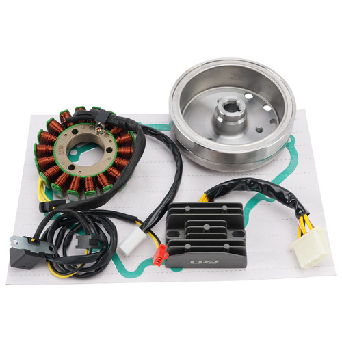 Flywheel Rotor Stator Regulator Gasket Kit For Kawasaki GPZ500 GPZ500S 1988-1995