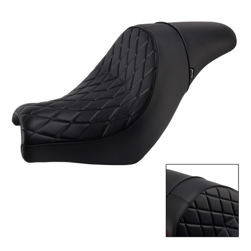 Front Raider Seat Driver Cushion Pu Fit Black For Kawasaki Vulcan S En650 15-25
