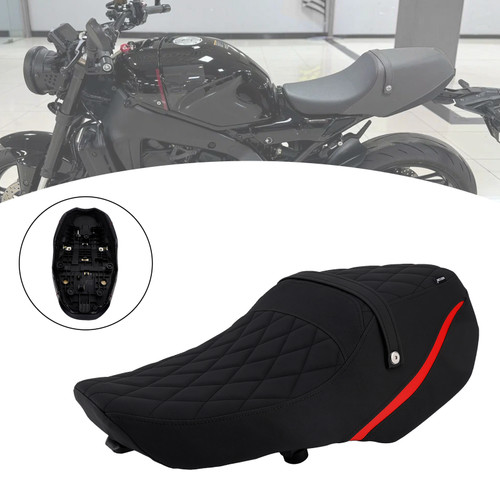 Front Raider Seat Driver Cushion Pu Fit Red For Yamaha Xsr900 Xsr 900 22-25
