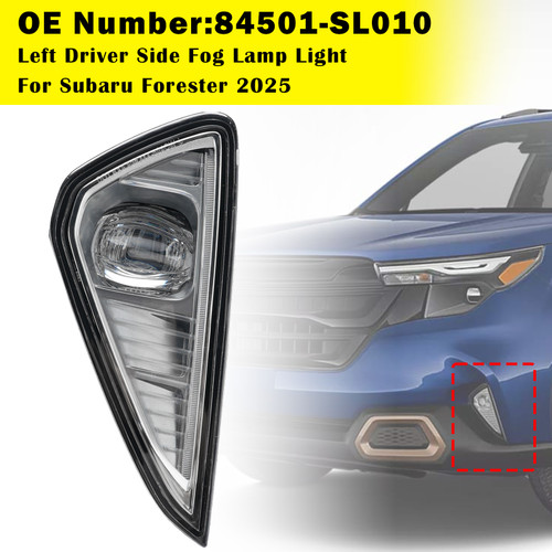Left & Right Fog Lamp Light 84501-SL010 84501-SL000 For Subaru Forester 2025
