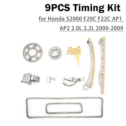 9PCS Timing Kit for Honda S2000 F20C F22C AP1 AP2 2.0L 2.2L 2000-2009